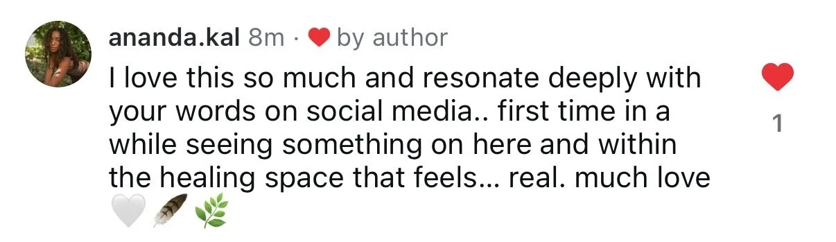 Screenshot of a client message